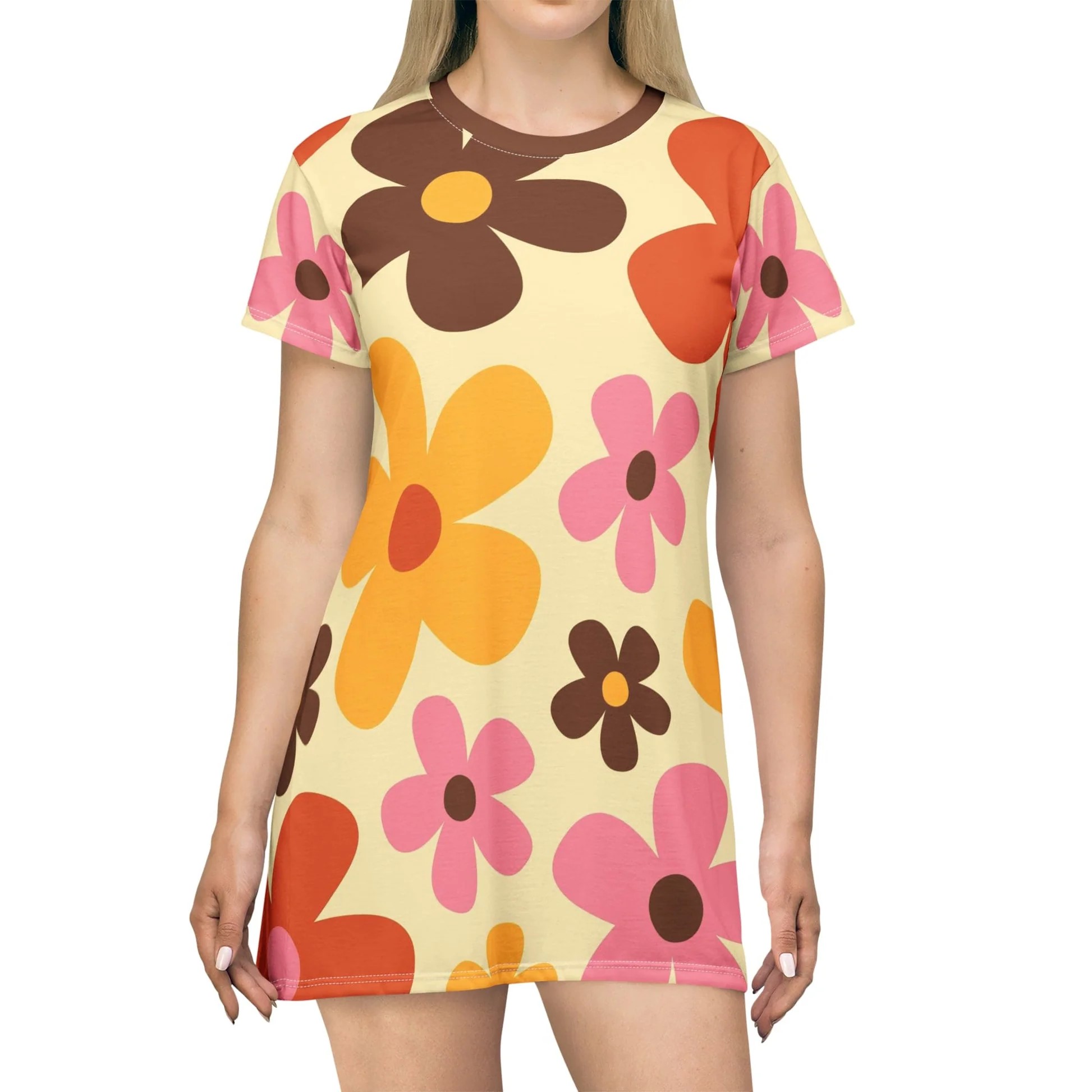 Multi coloured flower dress